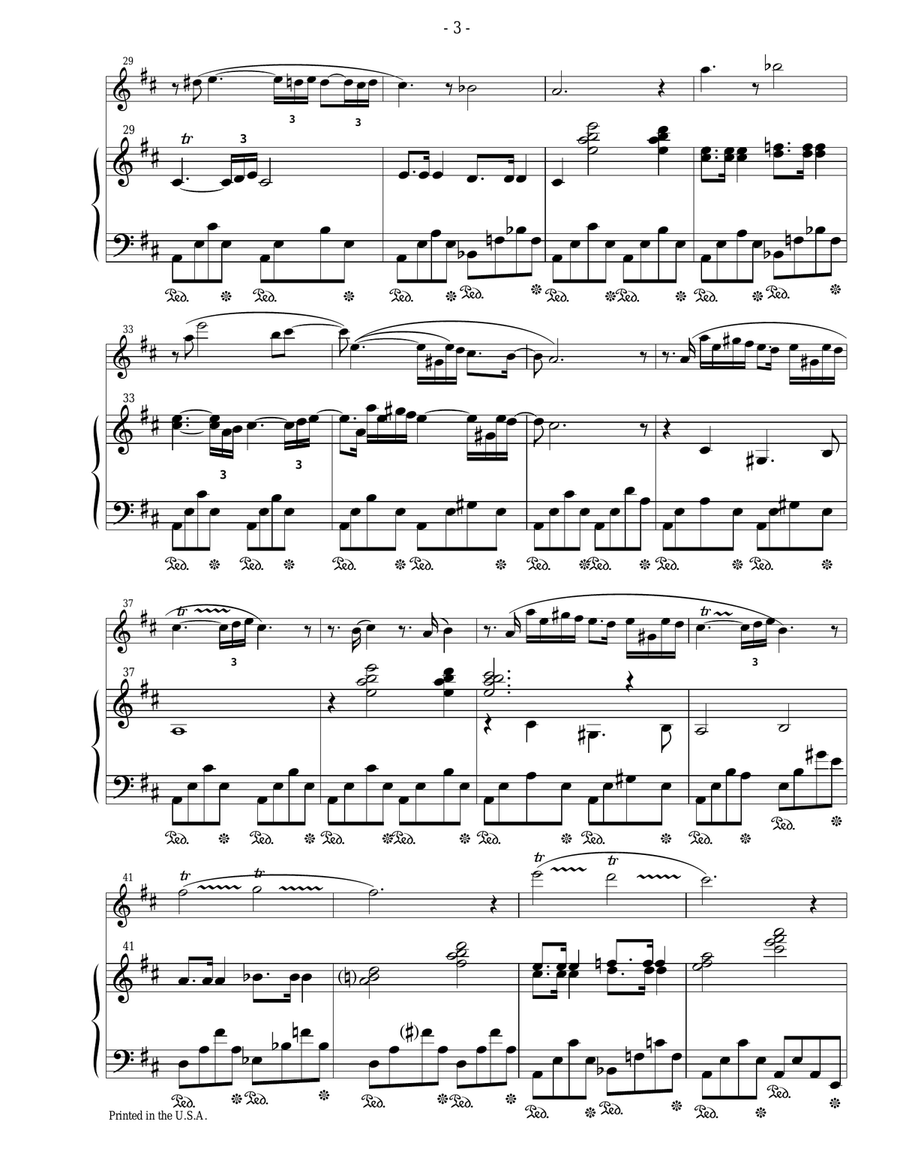 A Christmas Suite for flute and piano Woodwind Duet scores gallery preview page 3