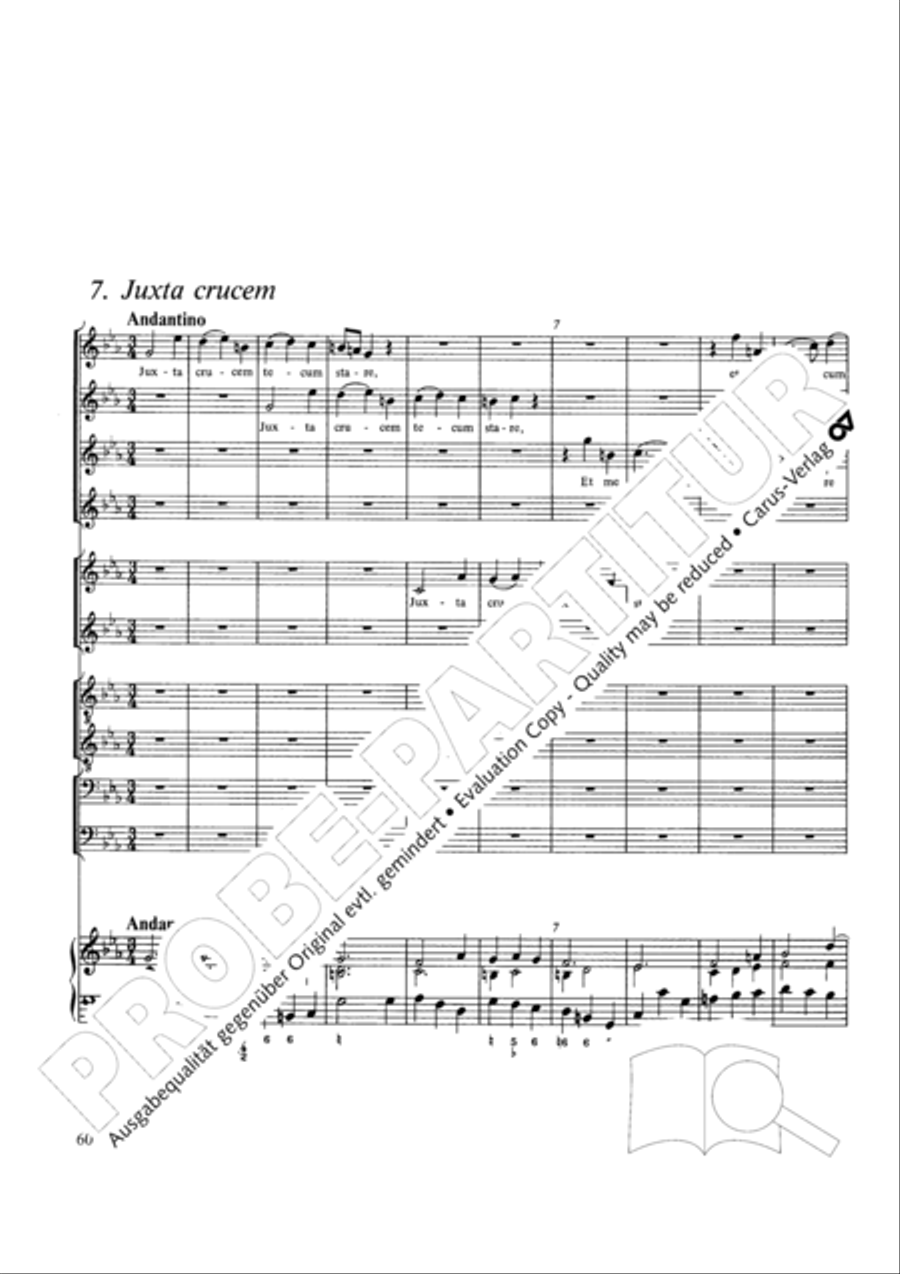 Stabat mater Choir scores gallery preview page 60