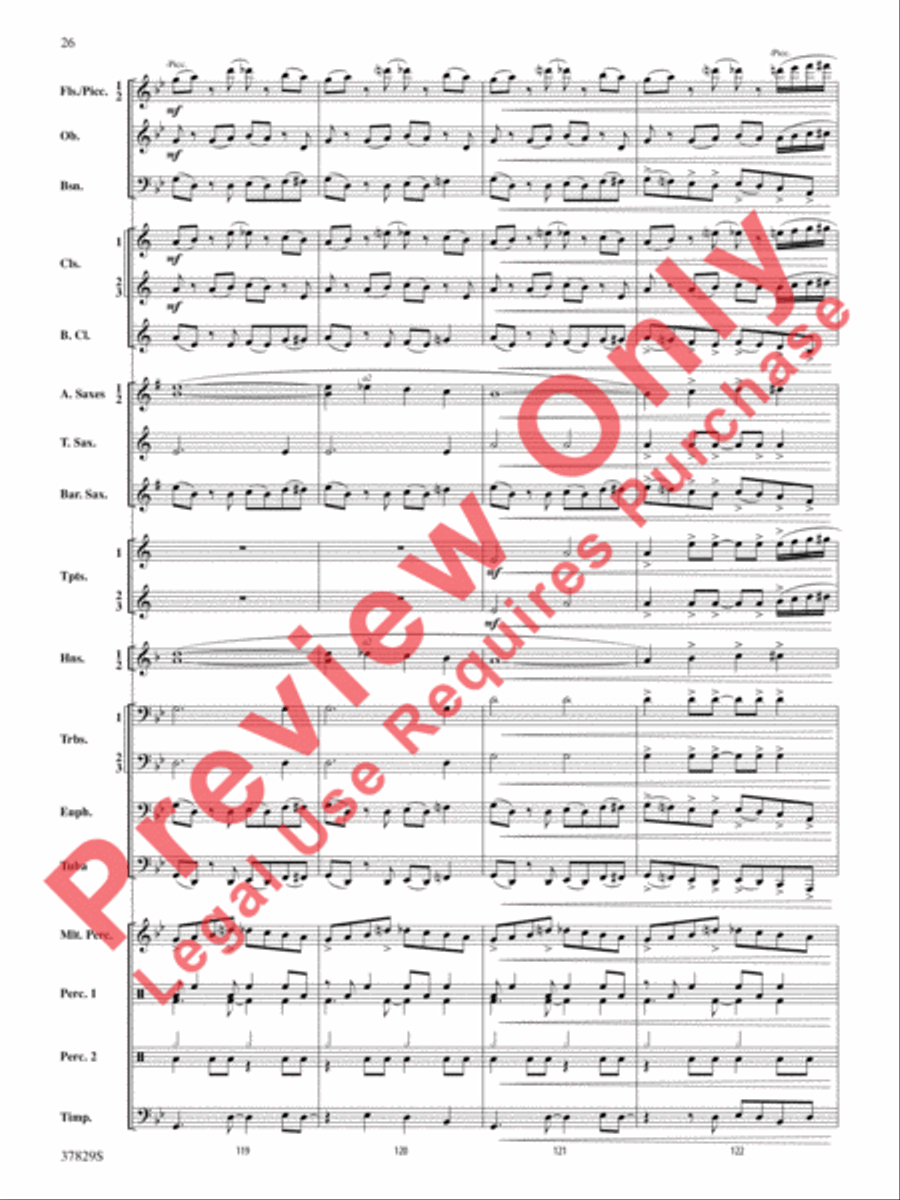 Vertigo Concert Band scores gallery preview page 27