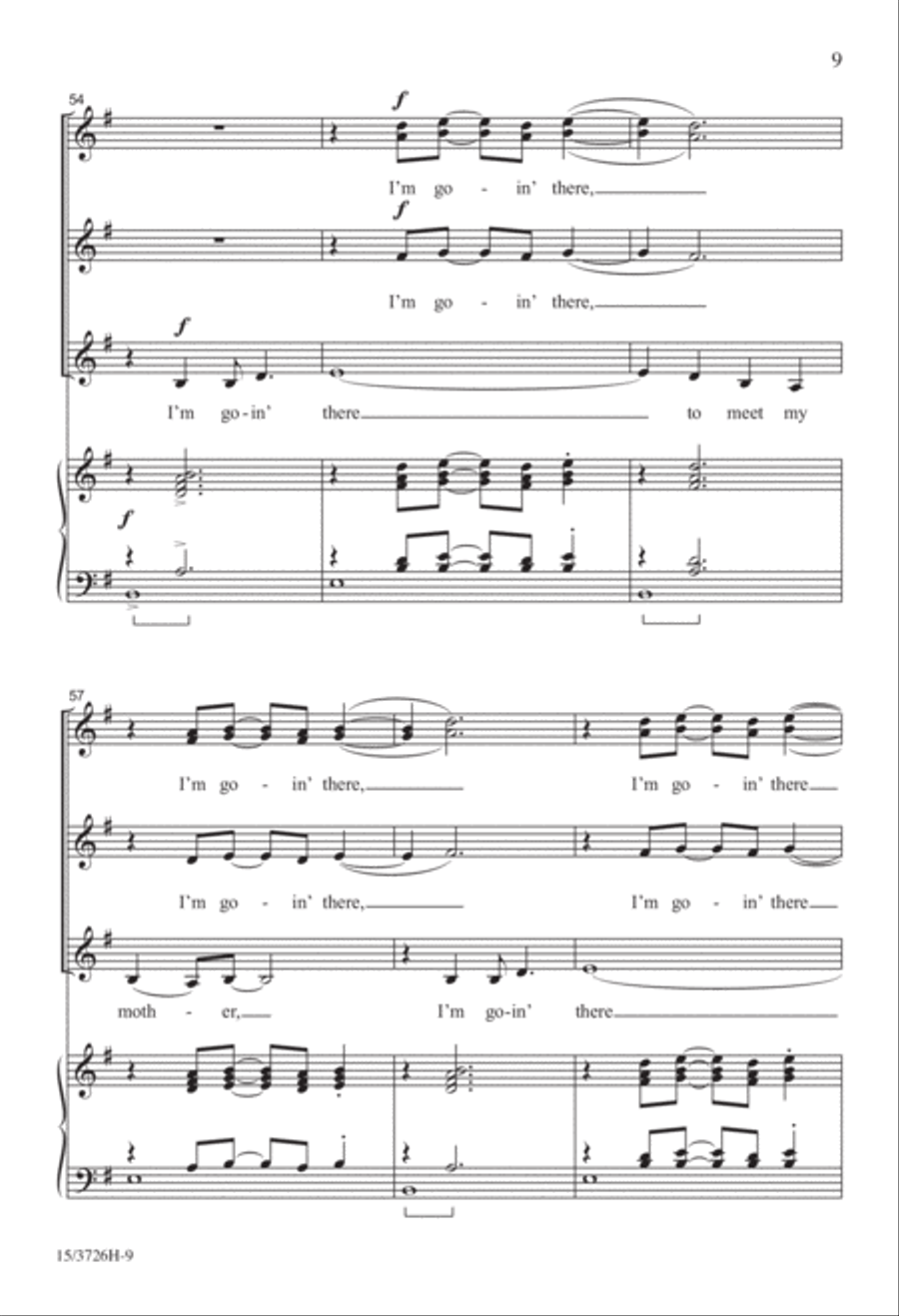 Wayfarin' Stranger SSA scores gallery preview page 9