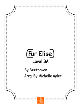 Book cover for Fur Elise - Level 3A