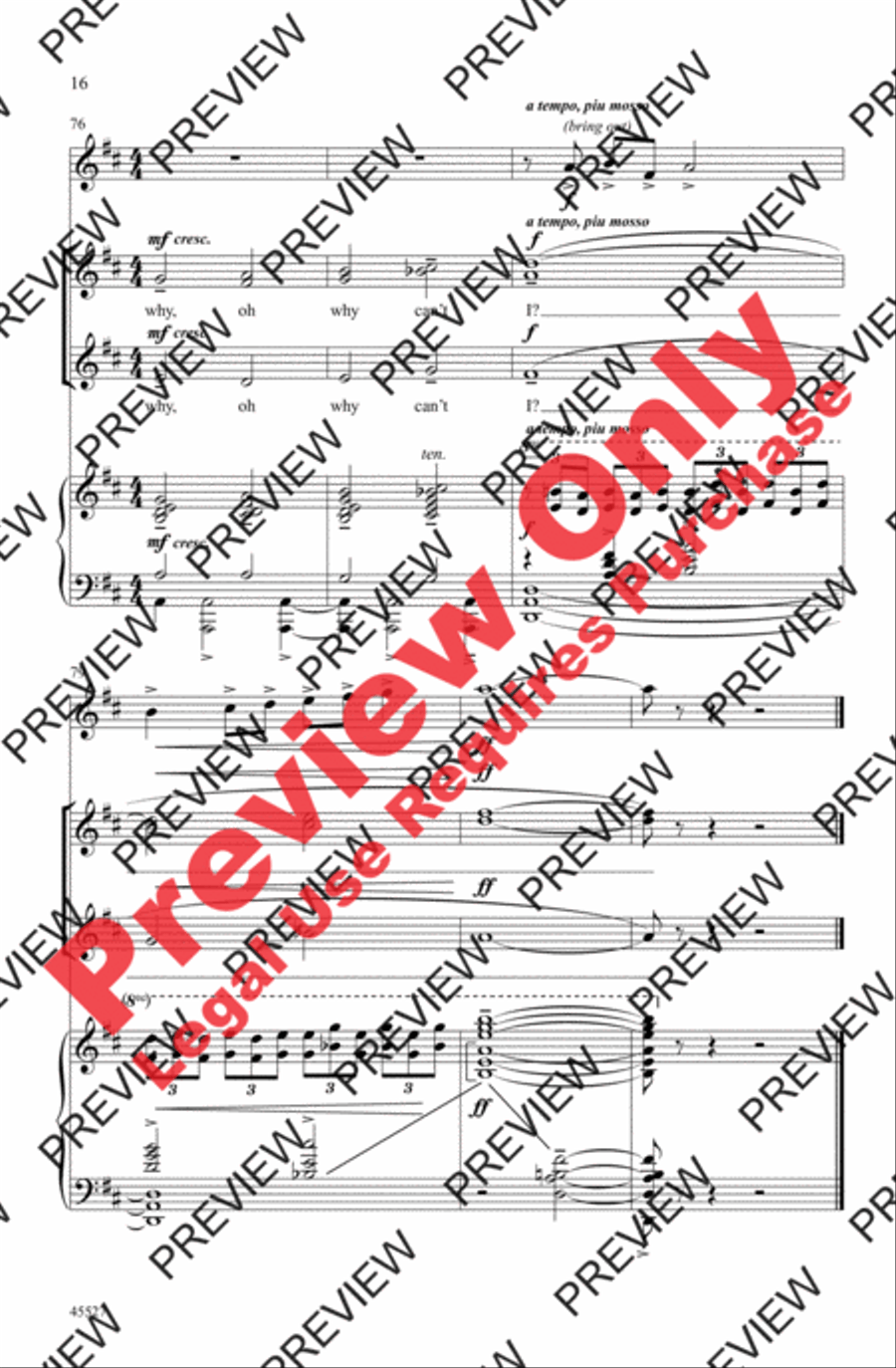 Over the Rainbow Women's Choir scores gallery preview page 31