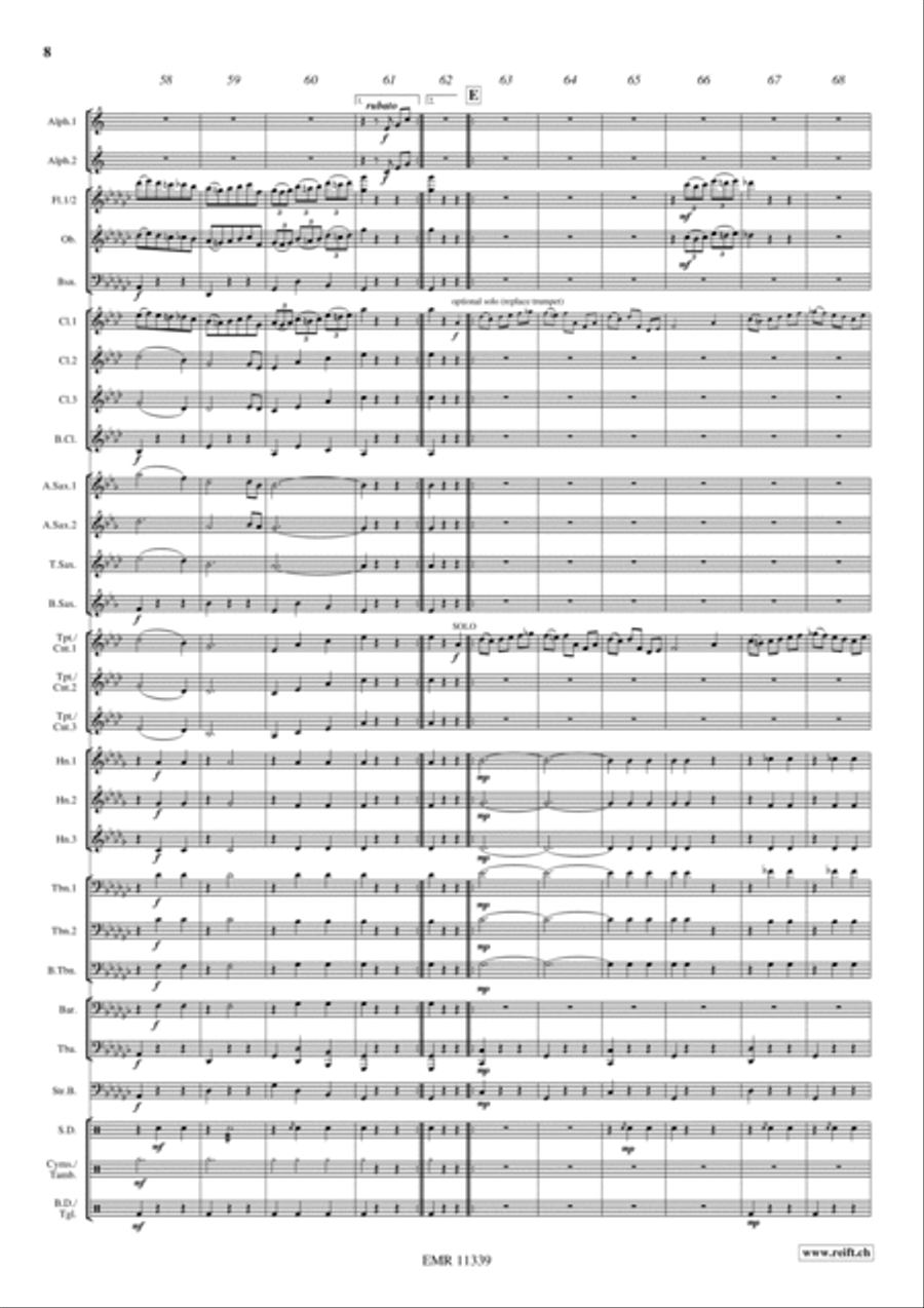Jozsef in Form Concert Band scores gallery preview page 9