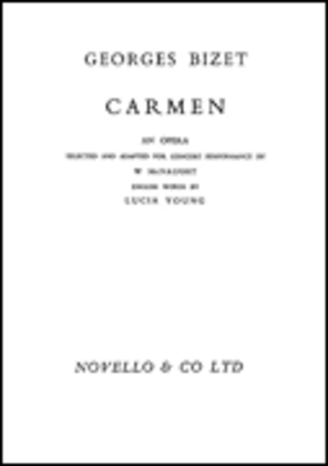 Book cover for Georges Bizet: Carmen (Vocal Score- Abridged Concert Version)