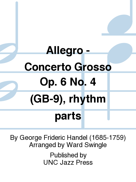 Allegro - Concerto Grosso Op. 6 No. 4 (GB-9), rhythm parts