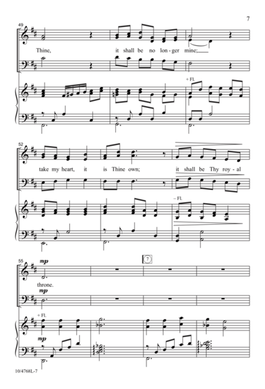 Take My Life and Walk With Me 3-Part scores gallery preview page 7