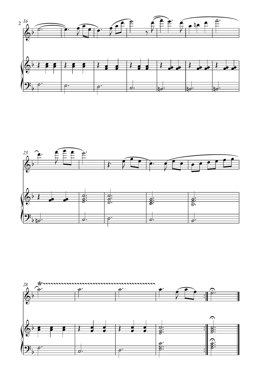 Married Life Flute Solo scores gallery preview page 2