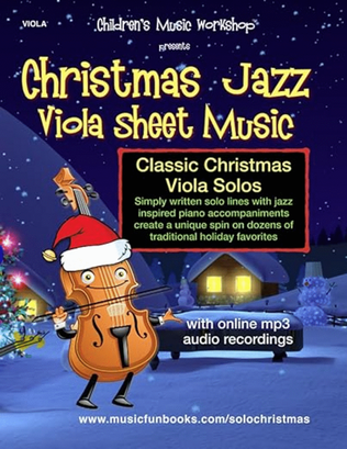 Book cover for Christmas Jazz Viola Sheet Music