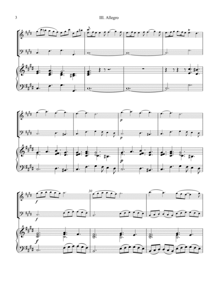 Allegro (iii) from La Primavera (Spring) RV. 269 for piano trio image number null