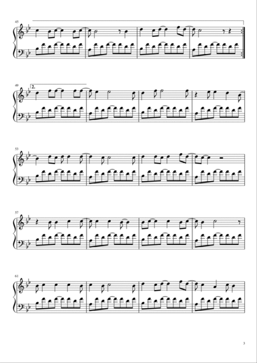 How To Save A Life Piano Solo scores gallery preview page 3
