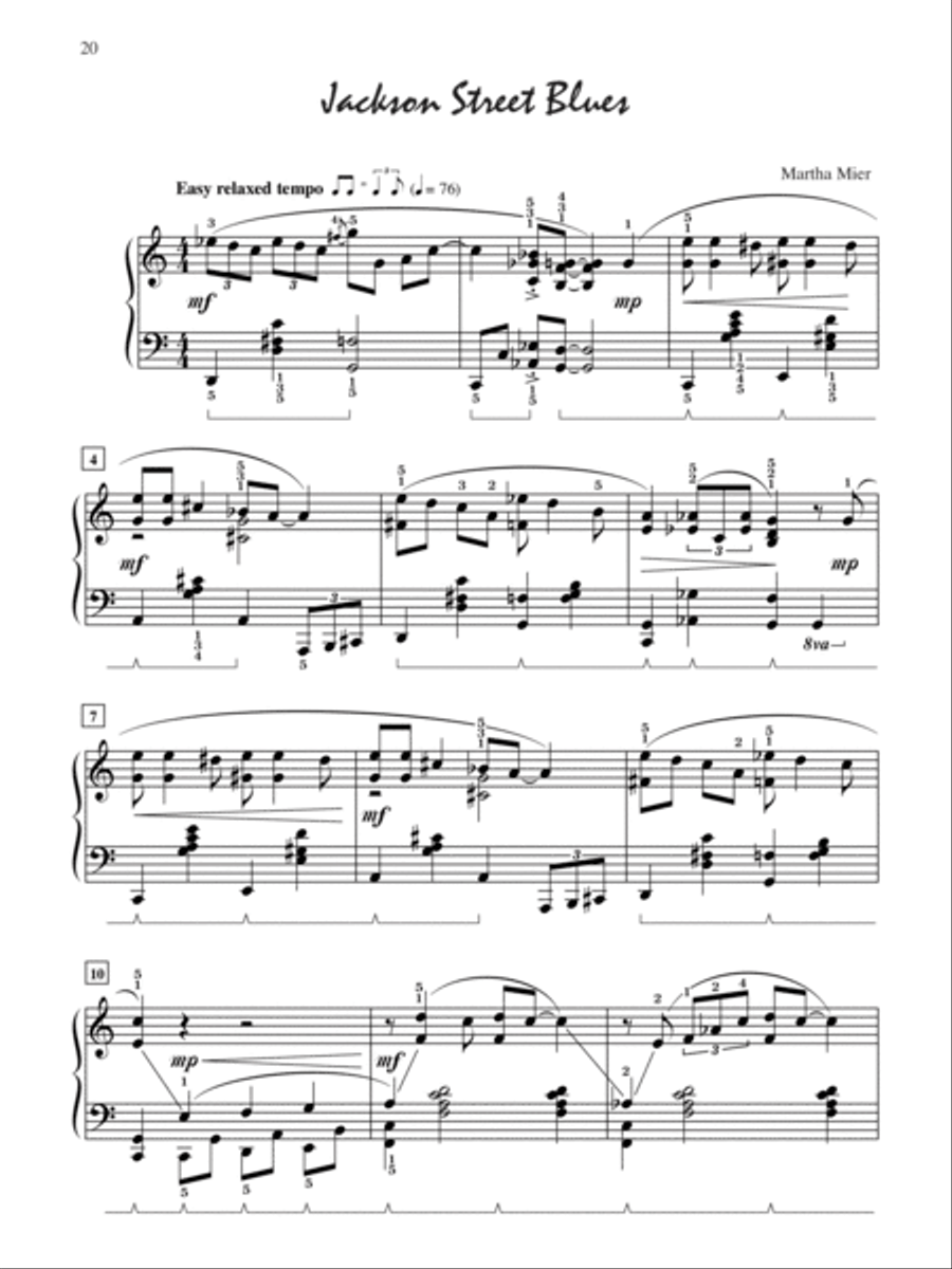 Jazz, Rags & Blues, Book 4 Piano Solo scores gallery preview page 4