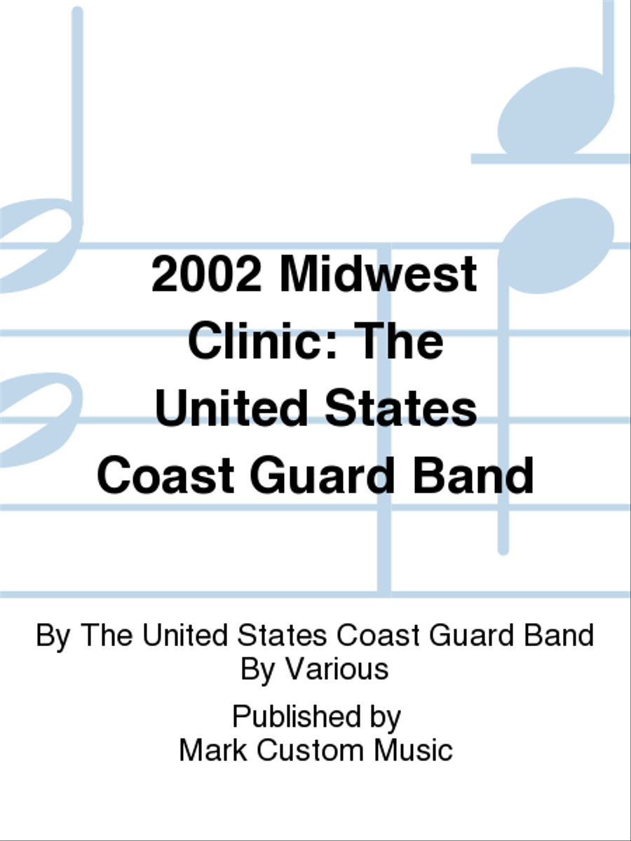 2002 Midwest Clinic: The United States Coast Guard Band Concert Band scores gallery preview page 1