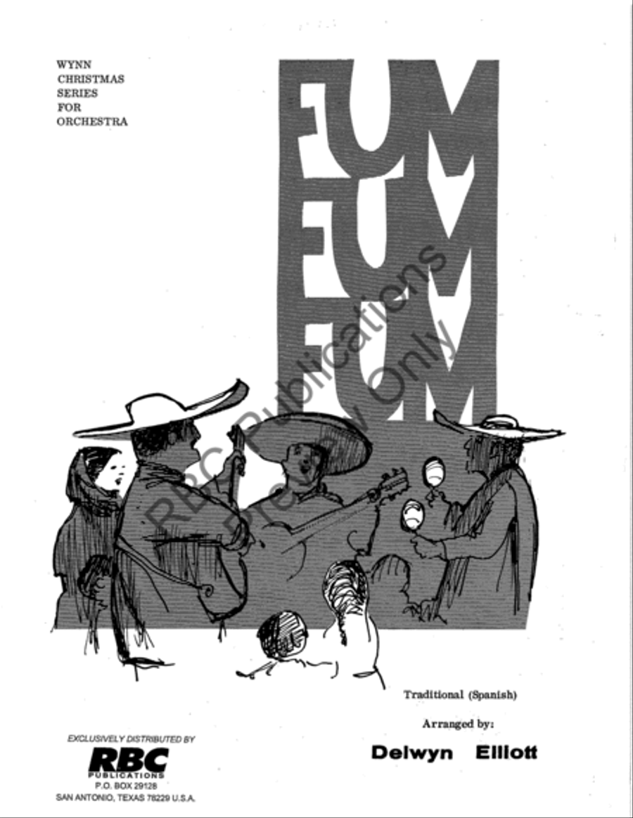Fum Fum Fum Orch (Score) Full Orchestra scores gallery preview page 2