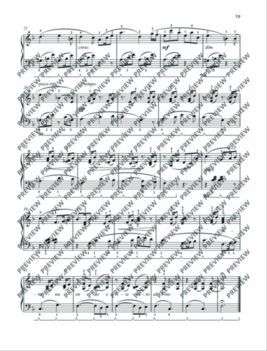 Children's Album & Children's Carnival Piano Solo scores gallery preview page 20