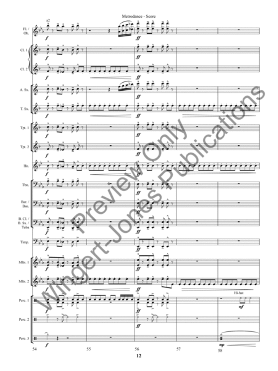 Pacifica Concert Band scores gallery preview page 15
