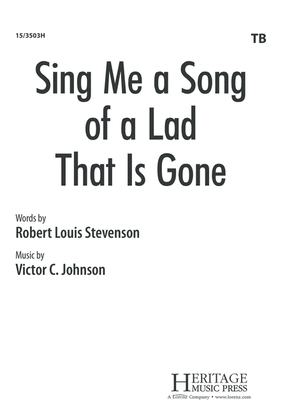 Book cover for Sing Me a Song of a Lad That Is Gone