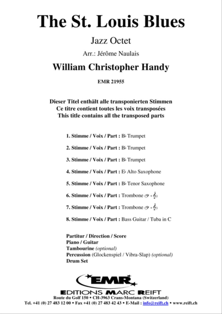 The St. Louis Blues The St. Louis Blues Saxophone scores gallery preview page 2
