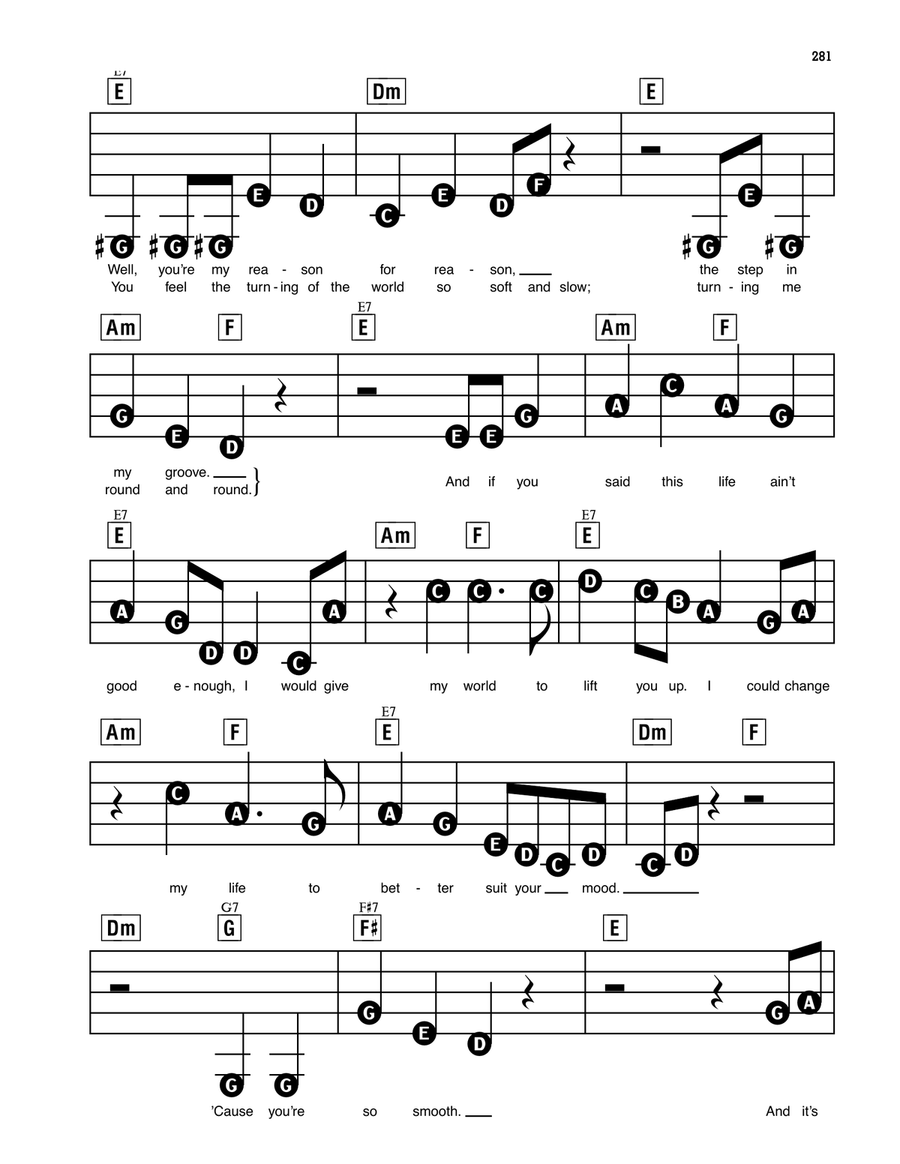 Smooth (feat. Rob Thomas) Electronic Keyboard scores gallery preview page 2