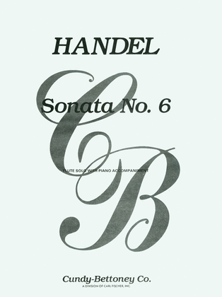 Book cover for Sonata No. 6 in B Minor