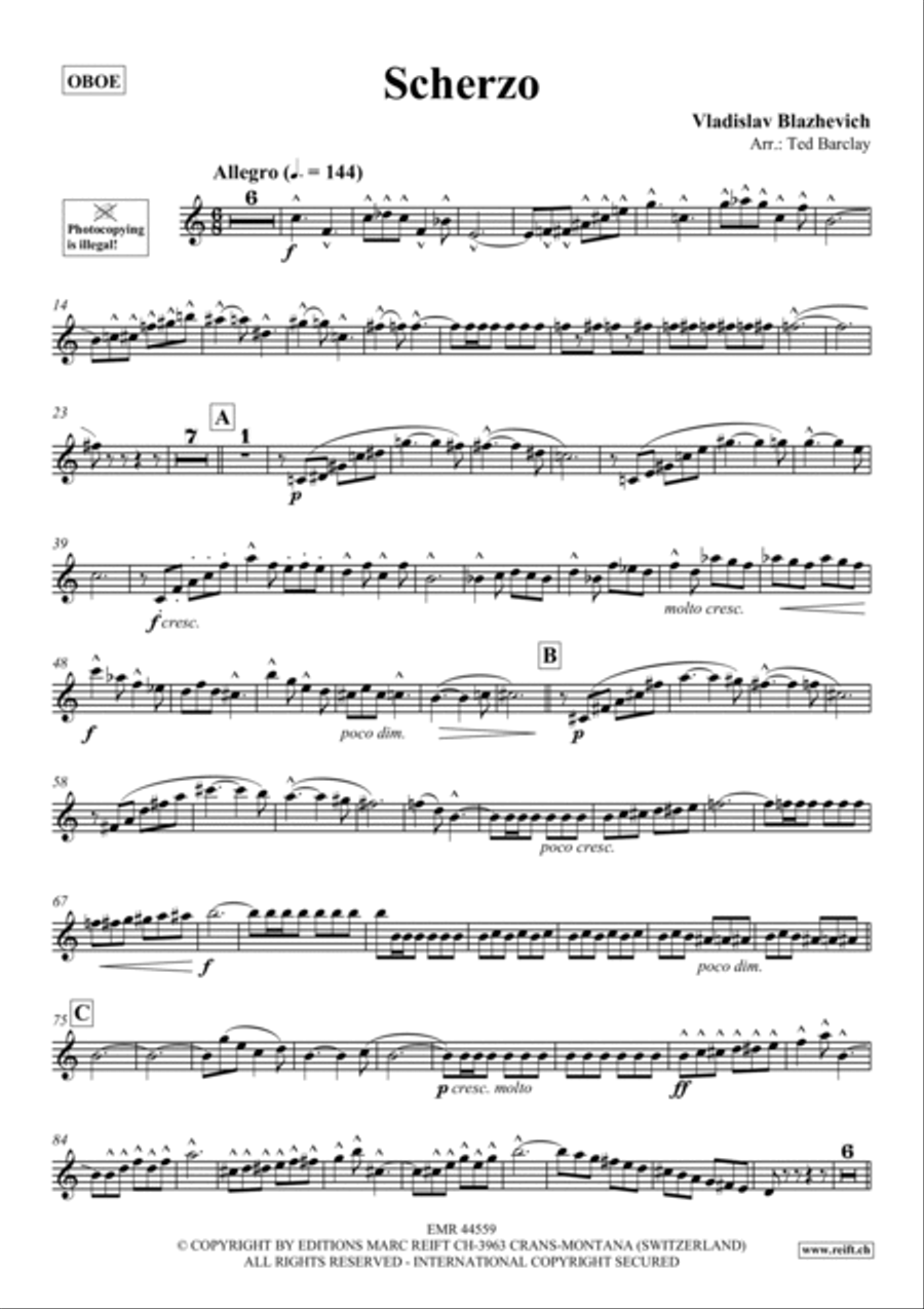 Scherzo Piano Accompaniment scores gallery preview page 2