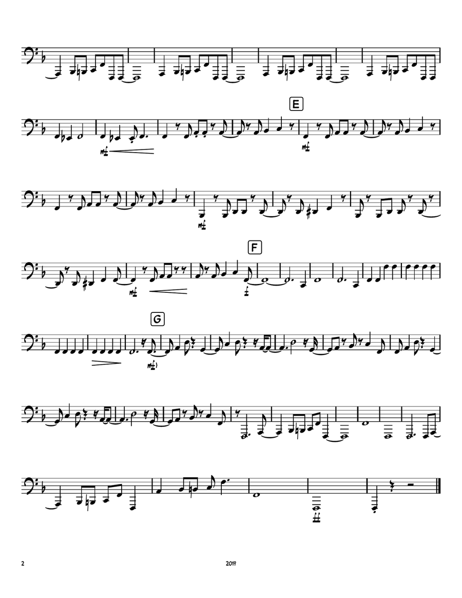 Birdland Brass Ensemble scores gallery preview page 2