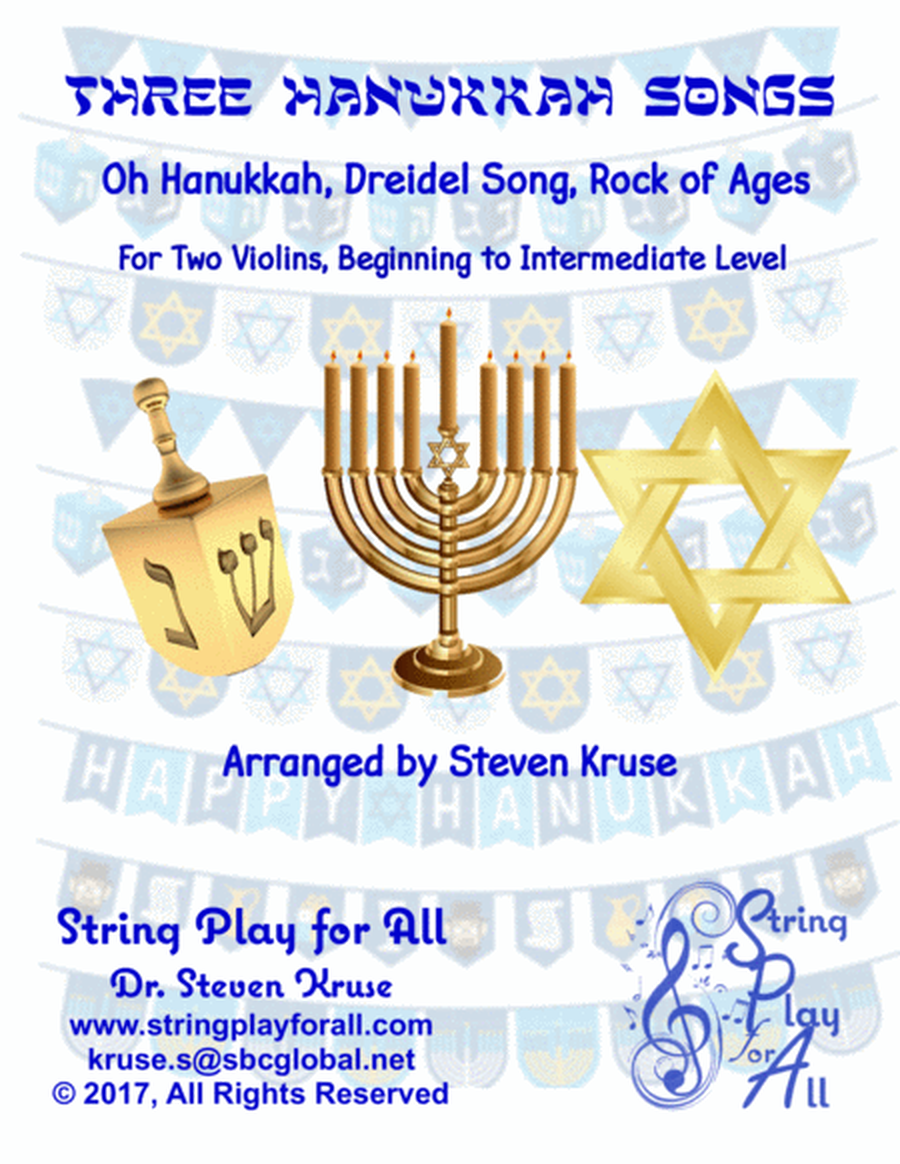 Three Hanukkah Songs for Two Violins image number null