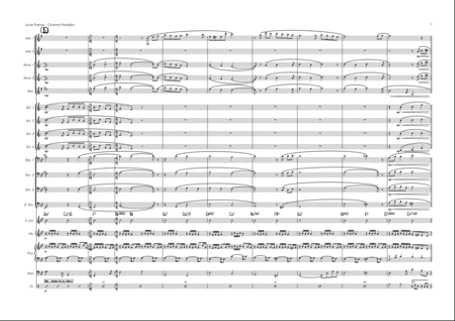 Cinema Paradiso Cinema Paradiso Jazz Ensemble scores gallery preview page 3