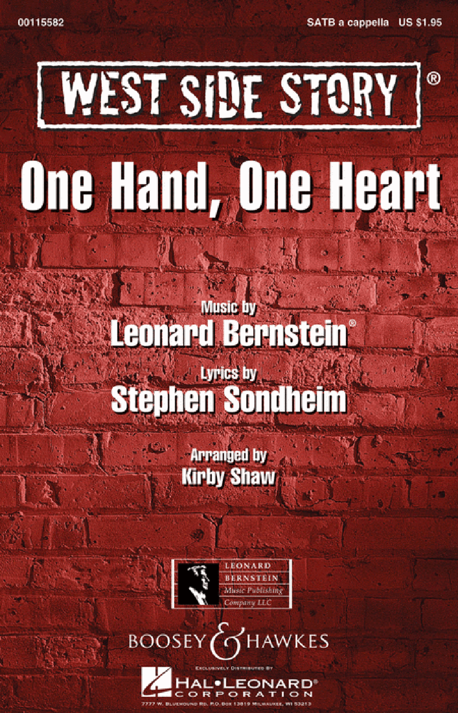 One Hand, One Heart 4-Part scores gallery preview page 1