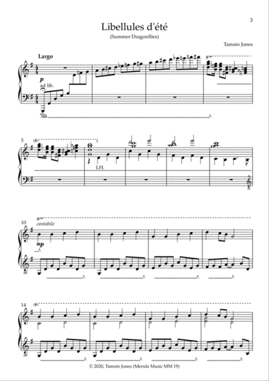 Scènes des quatre saisons Piano Solo scores gallery preview page 5