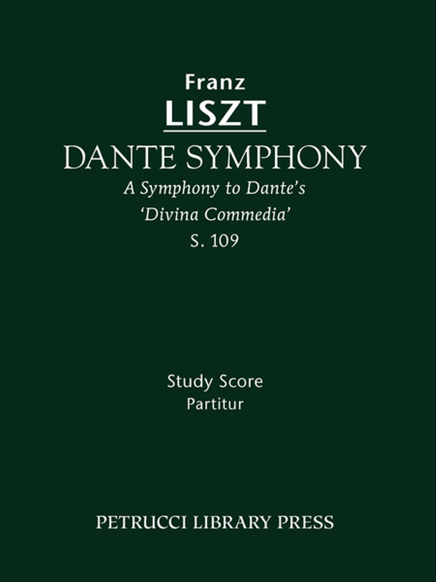 Dante Symphony, S.109 Choir scores gallery preview page 1