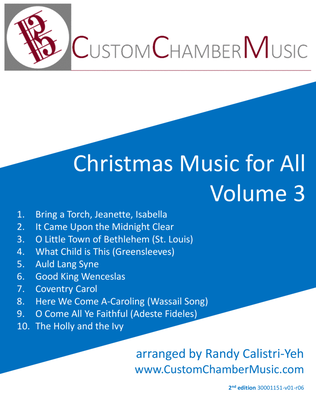 Book cover for Christmas Carols for All, Volume 3 (Flexible Ensemble)