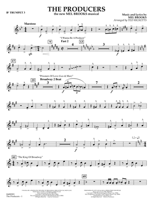 The Producers (arr. Ted Ricketts) - Bb Trumpet 3