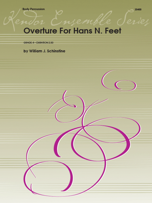 Book cover for Overture For Hans N. Feet