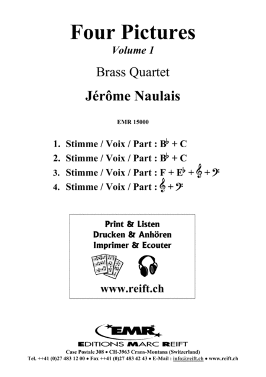 Four Pictures Volume 1 Four Pictures Volume 1 Brass Quartet scores gallery preview page 2