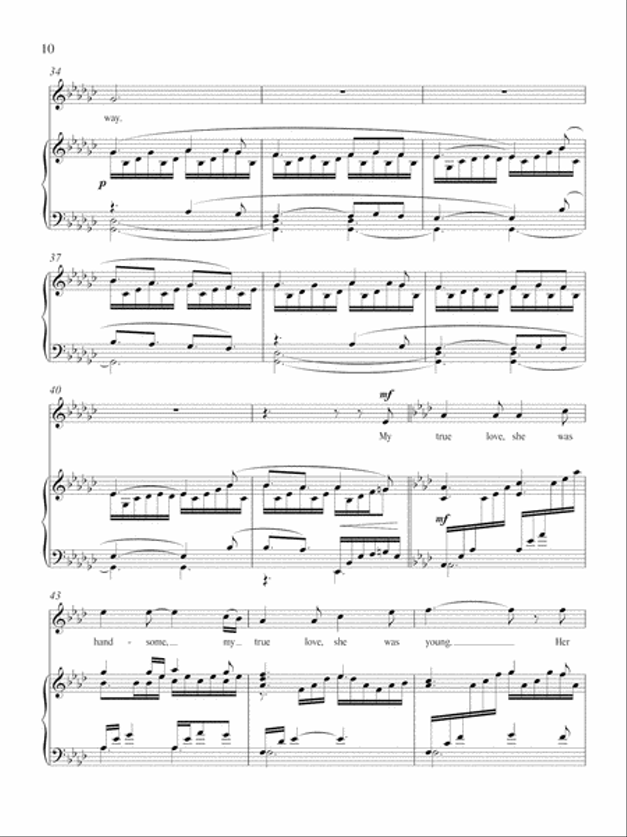 Ten Thousand Miles Away High Voice scores gallery preview page 5