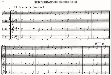 5th Livre De Danceries (1550) - Score
