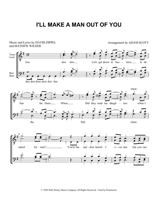 Book cover for I'll Make A Man Out Of You