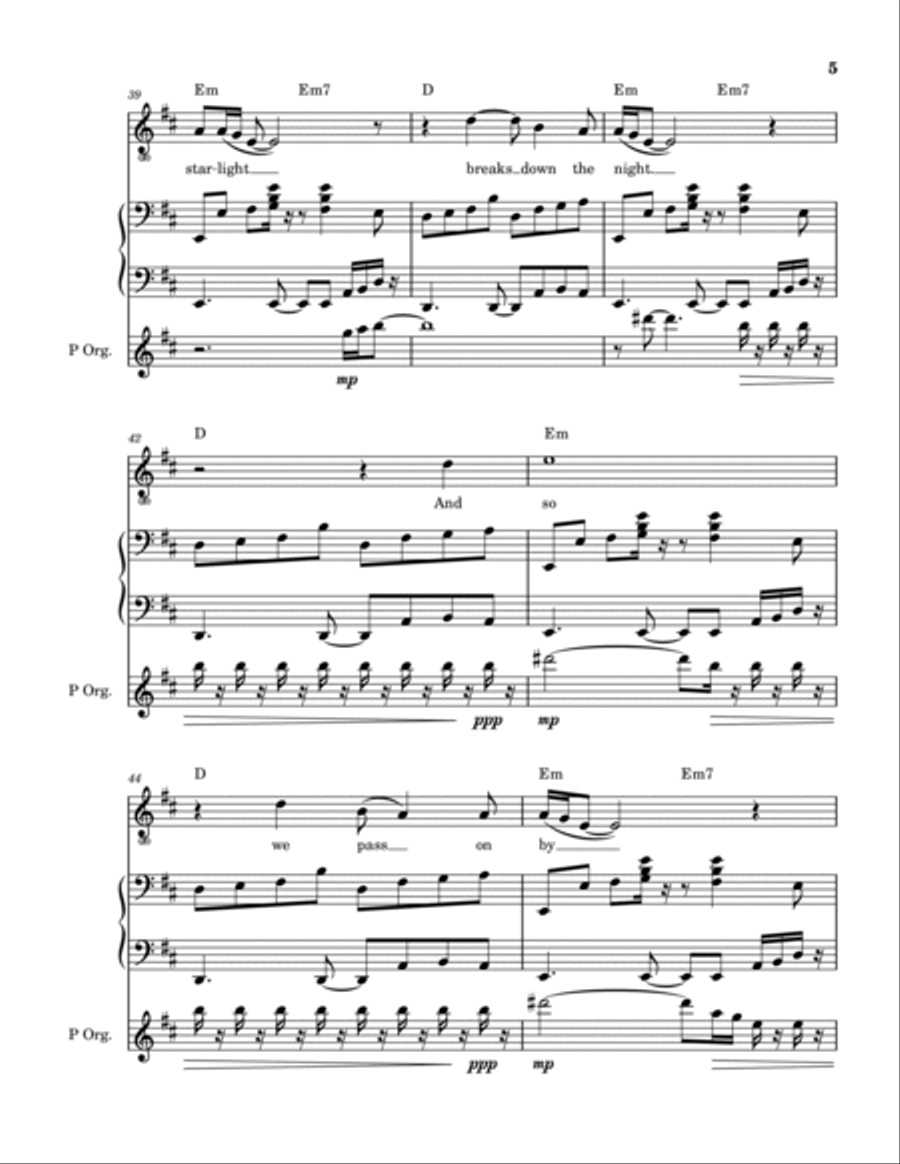 Planet Caravan Piano, Vocal, Guitar scores gallery preview page 6
