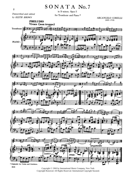 Sonata No. 7 In D Minor