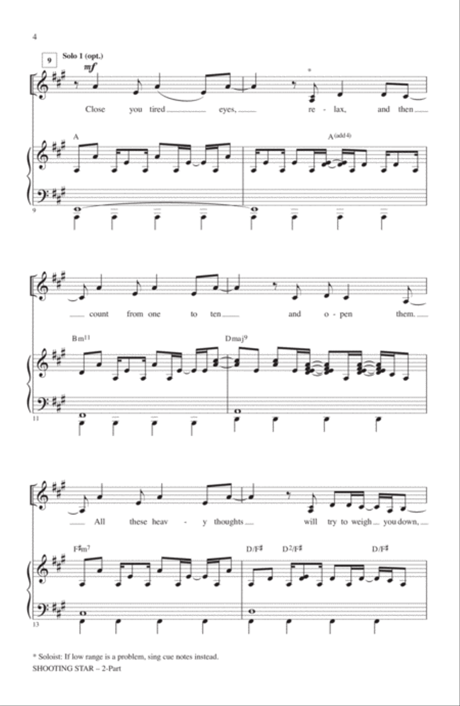 Shooting Star 2-Part scores gallery preview page 2