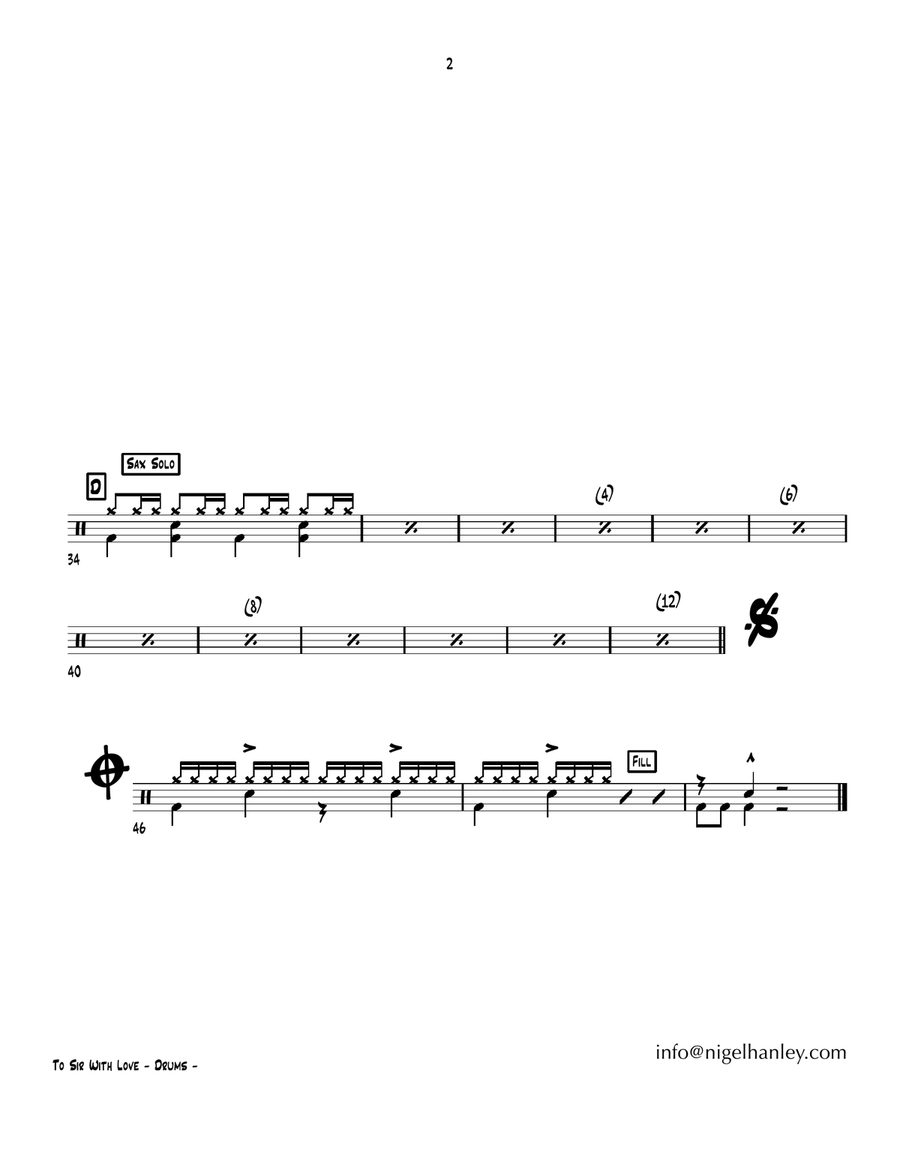 To Sir, With Love Jazz Ensemble scores gallery preview page 6