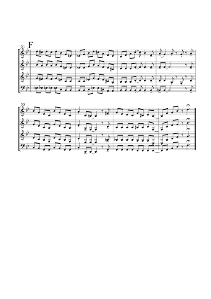Four Brothers Four Brothers Brass Quartet scores gallery preview page 5