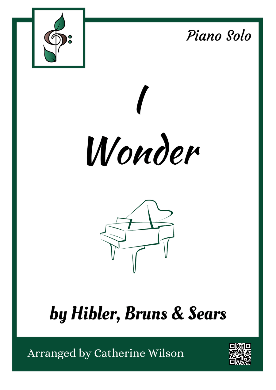 I Wonder Piano Solo scores gallery preview page 1