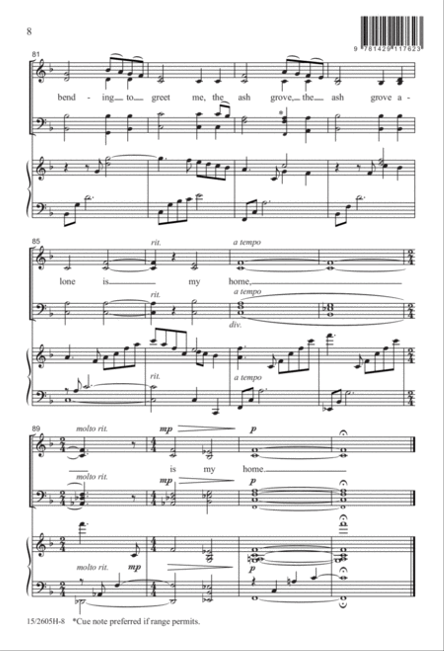 The Ash Grove 4-Part scores gallery preview page 8