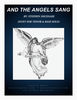 Book cover for And The Angels Sang (Duet for Tenor and Bass Solo)