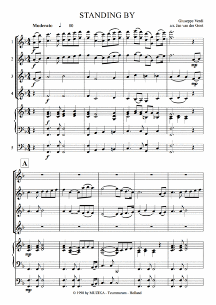 Standing By Set of Parts scores gallery preview page 3