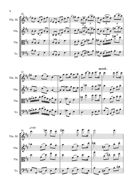 Blue Rhapsody for String Quartet image number null