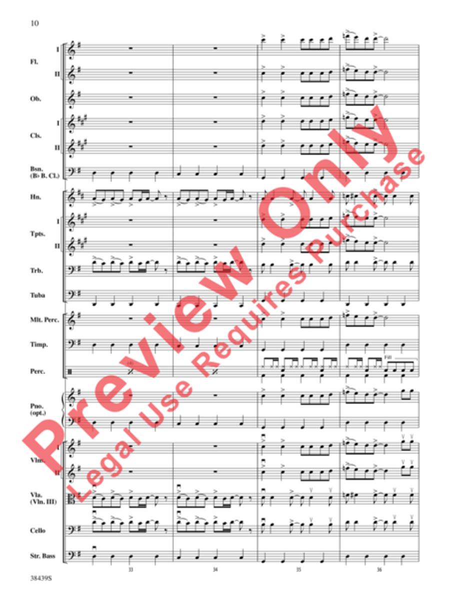 Born This Way Full Orchestra scores gallery preview page 11