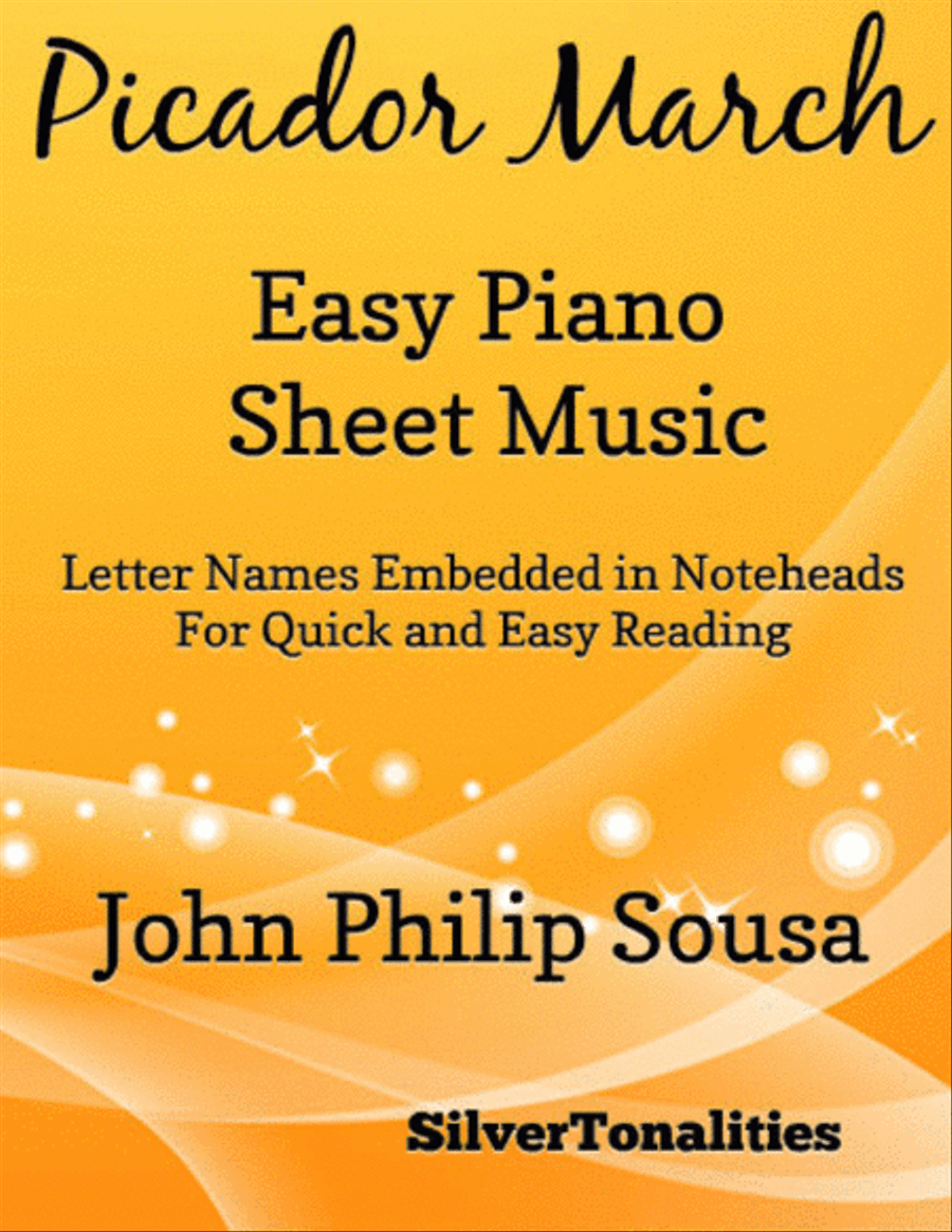 The Picador March Easy Piano Sheet Music Easy Piano scores gallery preview page 1