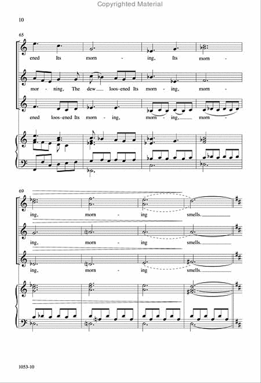 The Waking - SSA Octavo SSA scores gallery preview page 9